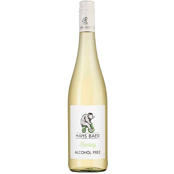 Безалкогольное вино белое «Hans Baer» Risling, Ханс Баер Рислинг 0.75л, стекло