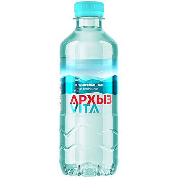 Минеральная Вода «Архыз Vita» 0.33л, пэт, без газа