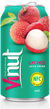 Напиток сокосодержащий Vinut Lychee, Винут Личи 0,33 л, 24 шт/уп
