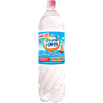 Вода питьевая артезианская «ФрутоНяня», Детская, высшей категории, 1.5л, пэт