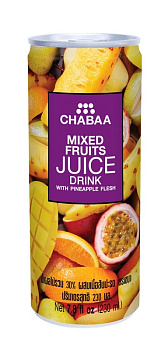 CHABAA 30% Напиток из мультифруктов с мякотью ананаса 0.230л