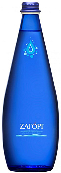 Минеральная вода Zagori 0,75 литра стекло с газом