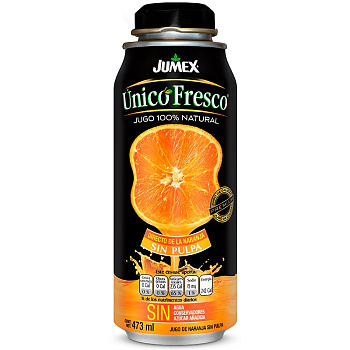 Сок Jumex Orange, Джумекс Апельсин 0.473л, алюминиевая бутылка