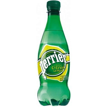 Минеральная вода с газом Perrier Lemon, Перье Лимон 0.5 ПЭТ.