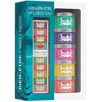 Набор Kusmi Tea Wellness Teas Gift Set / Подарочный набор оздоровительных чаев. Набор Kusmi Tea Wellness Teas Gift Set / Подарочный набор оздоровительных чаев.