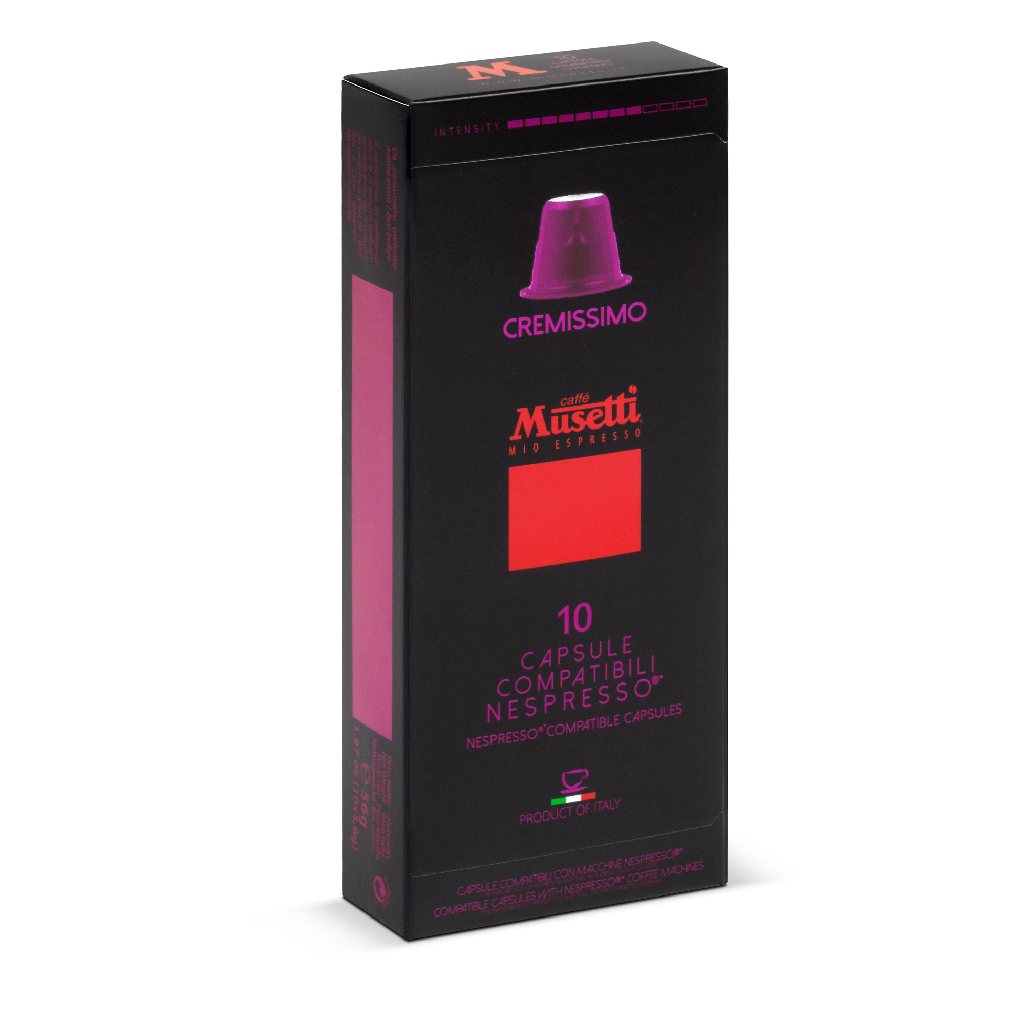 Кофе Musetti Cremissimo капсулах, 10 шт/уп