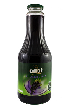 Напиток "ALBI" черносмородиновый 25% 1л Стекло
