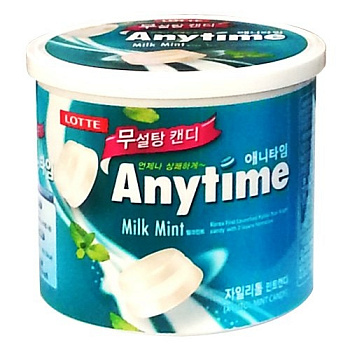 Карамель Xylitol Anytime Milk Mint 100гр.