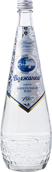 Волжанка минеральная газированная вода в стекле 0,75 л.