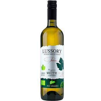 Безалкогольное вино Lussory Premium White Chardonnay Bio (Испания), 750 мл
