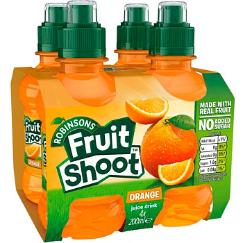 Напиток сокосодержащий Robinsons Fruit Shoot "Orange"