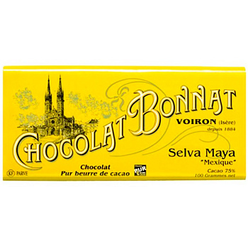 Шоколад темный «Bonnat» Selva Maya / Мексика (Серия: Grands Crus dException), 100гр