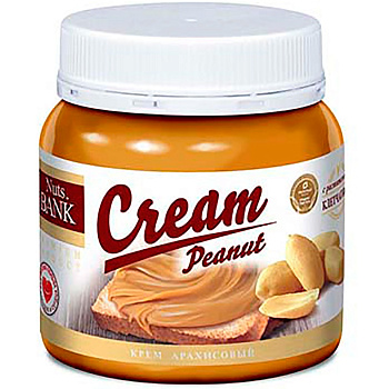 Крем паста «Cream», арахисовый, 250гр