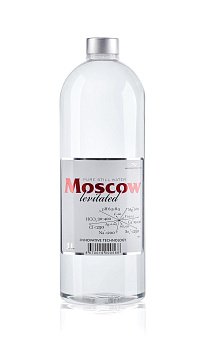 Минеральная вода «Moscow levitated», Московская левитированная 1л, без газа, стекло