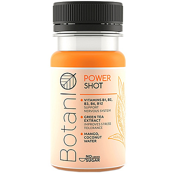 Напиток «Botaniq» Power Shot, Пауэр шот 0.1л, пэт