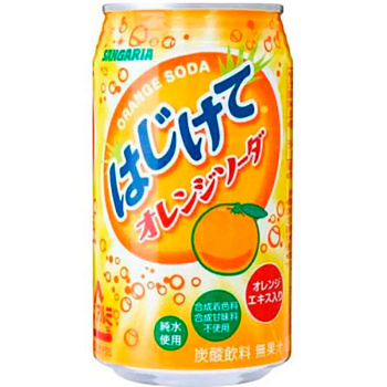 Напиток «Sangaria» Orange Soda, Сангария Оранж Сода, 0.35л, газ, банка