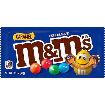 Конфеты Драже «M&Ms» Caramel, Эм энд Эмс Карамель 40гр.