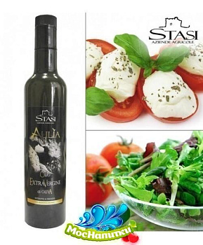 Масло оливковое Aulia / Aулия, 0.5л, бутыль, стекло, Agricole Stasi (Италия)