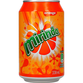 Напитки «Mirinda» Orange, Миринда  Оранж 033л. банка (Германия)