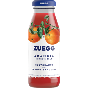 Напиток сокосодержащий Zuegg, Зуег Красный Апельсин 0.2л, стекло