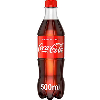 Газированный напиток «Coca-Cola», Кока Кола 0.5л. пэт (Грузия)