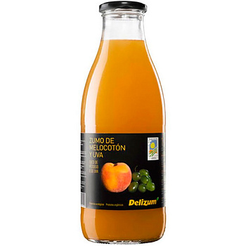 Сок «Delizum» Персик, Виноград 0.2л (BIO), стекло