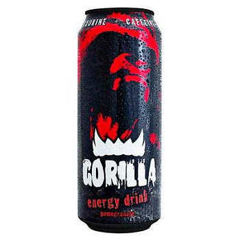 Напиток Gorilla Energy Drink Гранат 500мл