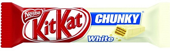 Шоколад Kit Кat Chunky White, Кит Кат Чанки Белый шоколад 40гр