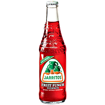 Газированный напиток «Jarritos» Fruit Punch, Харритос Фруктовый Пунш 0.37л, стекло