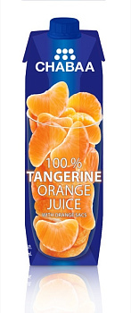 CHABAA 100% Мандариновый сок 1л