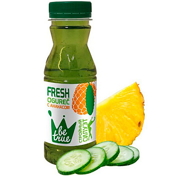 Сок «Be True» Fresh Ogurec, Огуречный с Ананасом, 235мл, пластик