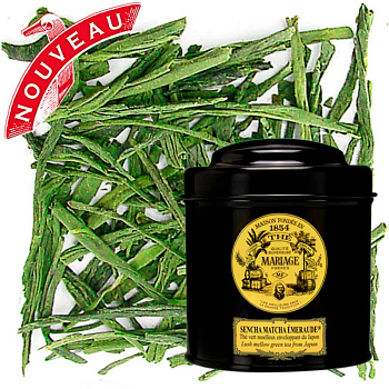 Зеленый чай Mariage Freres Sencha Matcha Emeraude, банка 100 гр