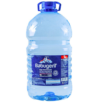 Минеральная вода «BabugenT», Бабугент 5л, без газа, пэт