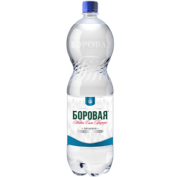 Минеральная природная питьевая вода «Боровая» 1.5л без газа, пэт