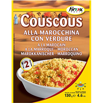 Марокканский Кускус «Firma Italia» Couscous Alla Marocchina Con Verdure, Фирма Италия, 130гр, пакет