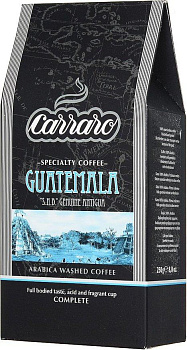 Кофе молотый Carraro Mono El Guatemala 62,5 гр, 100 %