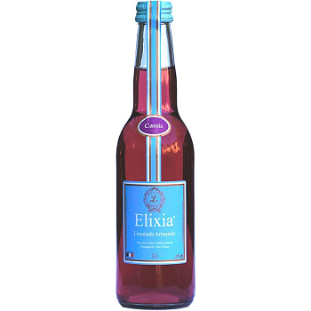 Лимонад «Elixia» Черная смородина 0.33л, газ, стекло