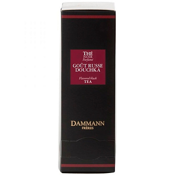 Чай черный ароматизированный «Dammann» Gout Russe Douchka, Русский вкус Душка (пакетированный), 24x2гр Чай черный ароматизированный «Dammann» Gout Russe Douchka, Русский вкус Душка (пакетированный), 24x2гр