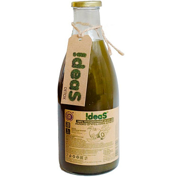 Детокс Cок «Ideas» Яблоко, Огурец, Киви, Шпинат, 1л, стекло