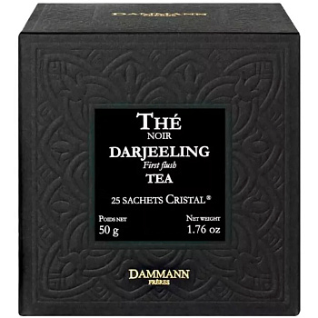 Чай черный «Dammann» Sachet Cristal Darjeeling First Flush, Даржилинг первый сбор (пакетированный), 25x2гр Чай черный «Dammann» Sachet Cristal Darjeeling First Flush, Даржилинг первый сбор (пакетированный), 25x2гр