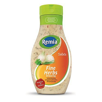 Р4 Соус «Remia» Salata Fine Herbs Dressing, Ремиа Салатный с Пряными Травами, 500мл, пластик