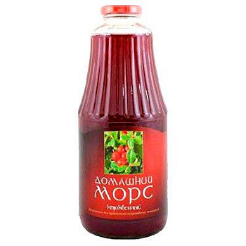 Морс Домашний Клюква 0,25л. стекло