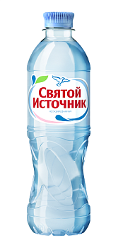 Минеральная вода без газа Святой Источник 0,5 л пэт