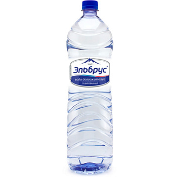 Вода Эльбрус 1,5 л.х 6шт. ПЭТ газ