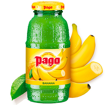 Нектар PAGO Banana, Паго Банан 0.2л. текло
