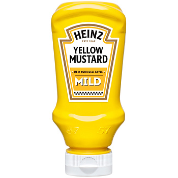 Соус «Heinz» Yellow Mustard Mild, Хайнц Желтая Горчица, 400мл
