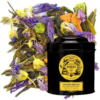 Зеленый чай Mariage Freres Nocturne Oriental, Марьяж Фререс Ноктюрн Ориентал, банка 100 гр