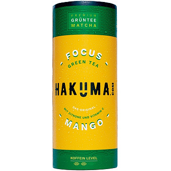 Безалкогольный напиток «Hakuma» Focus - Green Matcha 0.235л, бумажная банка