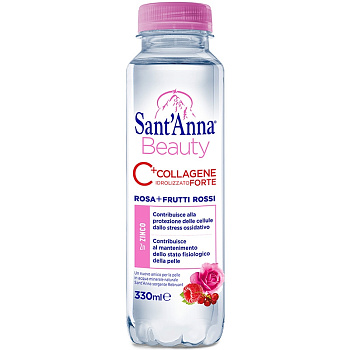 Sant'Anna Beauty 0.33л*12шт, Роза & Красные фрукты