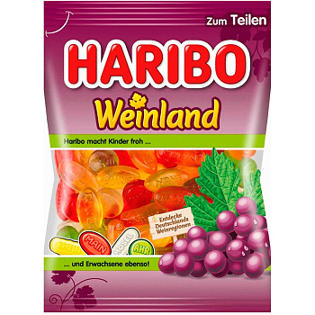 Мармелад «Haribo» Weinland, Харибо Вейнлэнд, 200гр